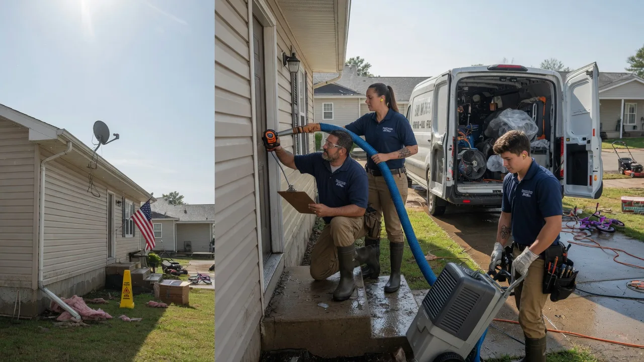 Ceiling Water Damage Restoration in Wentzville, MO near me